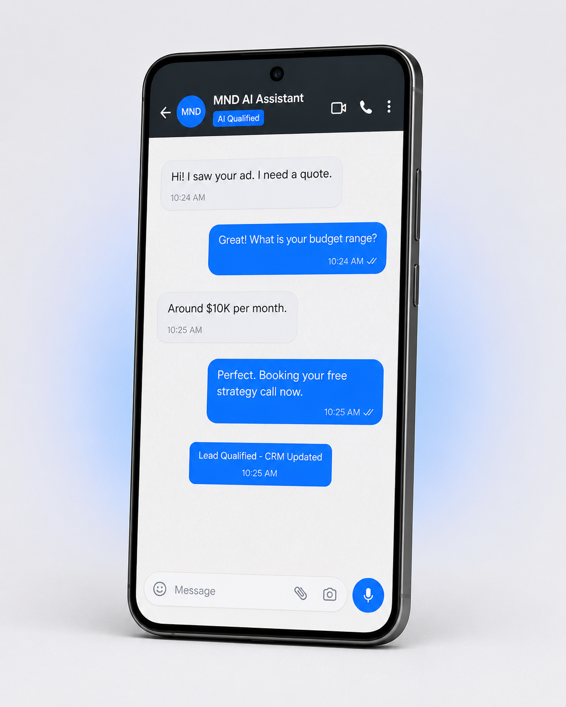 MND AI WhatsApp Automation